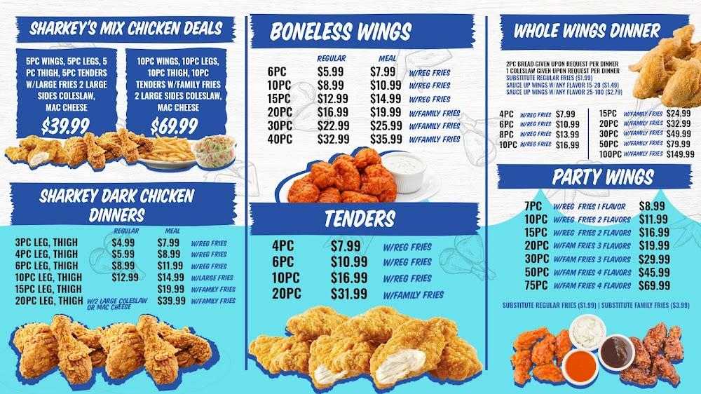 Sharkey's Fish and Chicken Menu image 3