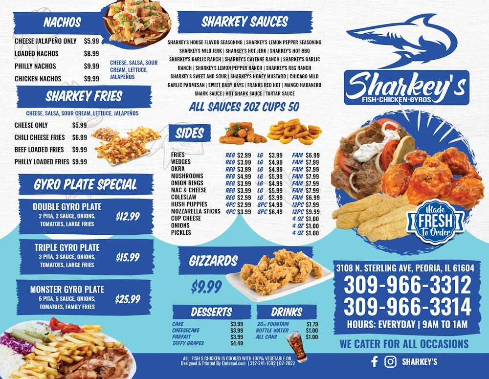 Sharkey's Fish and Chicken Menu image 4